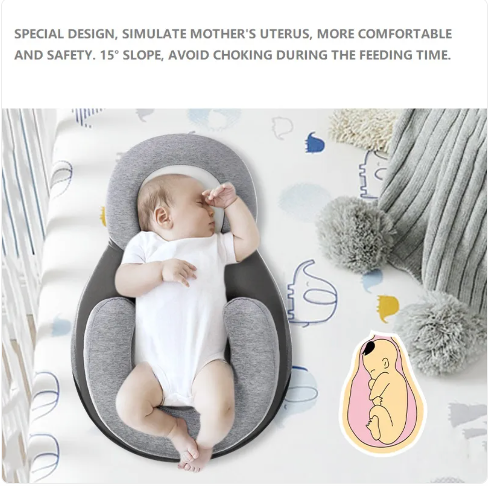 Almohada inclinada para bebé de espuma viscoelástica